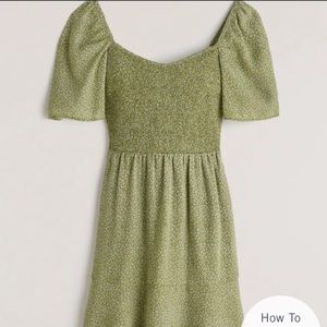 Abercrombie Flutter Sleeve Dress NWT